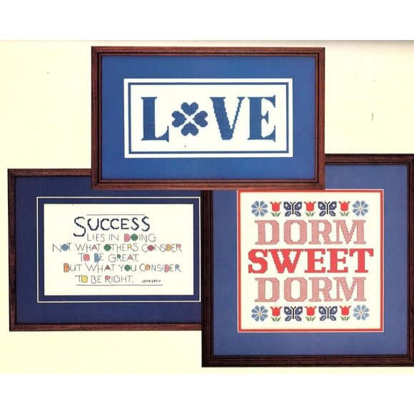 Gloria and Pat Its The Thought That Counts Counted Cross Stitch Patterns - Picture 9 of 12